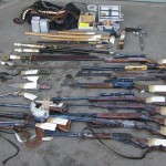 Photograph of Weapons seized in New Jersey